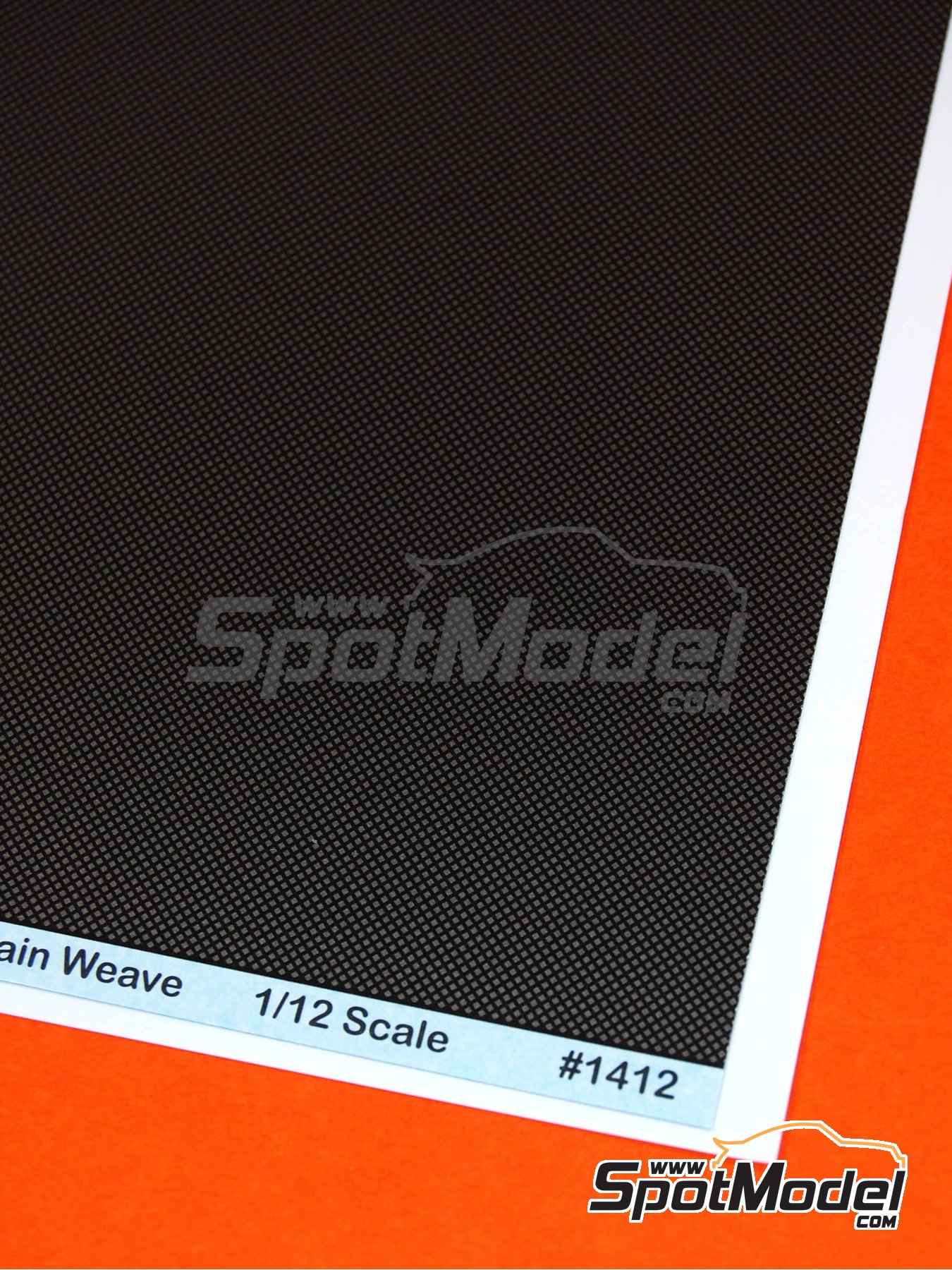 Scale Motorsport 1412 Carbon fiber decal 1/12 scale Extra large size